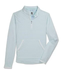 Footjoy Women' Mid-Layer Tonal Stripe Half-Zip -Golf Sales Store footjoy womens half zip tonal stripe mid layer sky 01 02018.1676582665