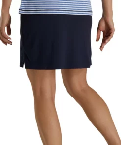 FootJoy Women's Knit Skort 32 FootJoy Women's Knit Skort -Golf Sales Store footjoy womens knit skort navy 03 75119.1673906119