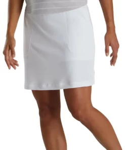 FootJoy Women's Knit Skort 23 FootJoy Women's Knit Skort -Golf Sales Store footjoy womens knit skort white 02 11411.1673904059