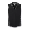 Footjoy Women' Polo Open Placket Sleeveles -Golf Sales Store footjoy womens open placket sleeveless polo black 01 79463.1673285373