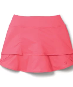 Footjoy Women' Skort Performance Layered 18 Footjoy Women' Skort Performance Layered -Golf Sales Store footjoy womens performance layered skort bright coral 01 14854.1676583420