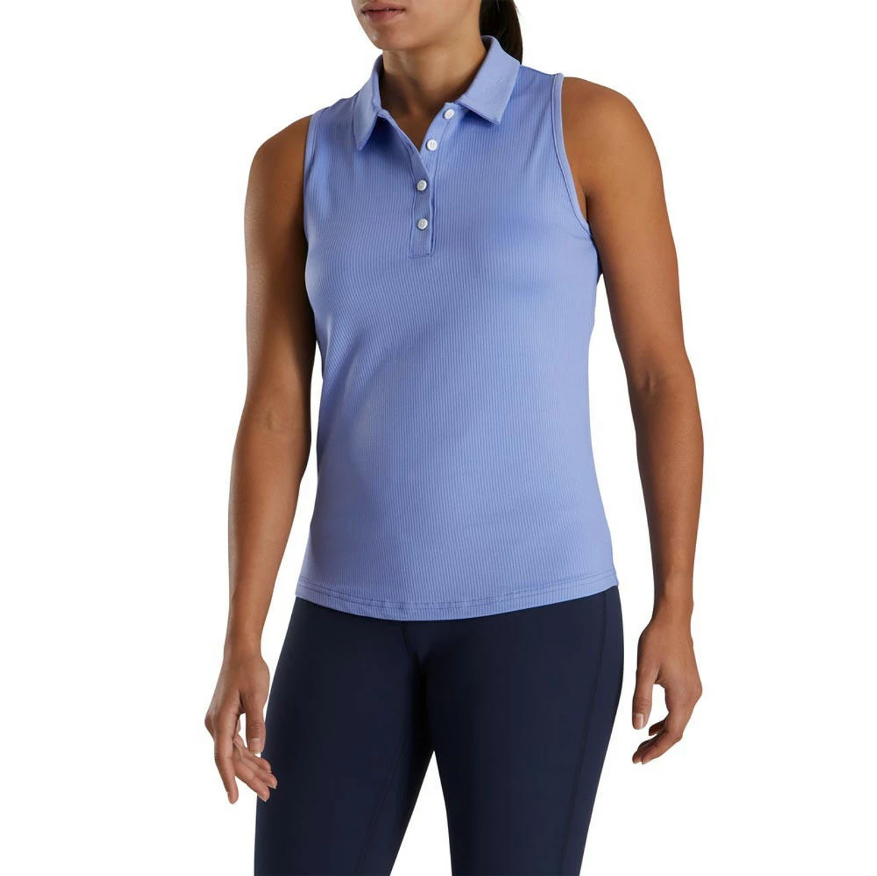 Footjoy Women' Polo Sleeveles Ribbed 13 Footjoy Women' Polo Sleeveles Ribbed - Image 11