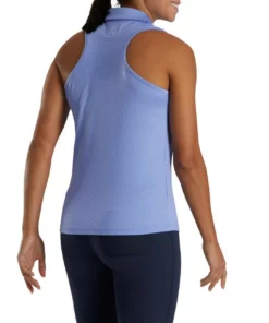 Footjoy Women' Polo Sleeveles Ribbed 30 Footjoy Women' Polo Sleeveles Ribbed -Golf Sales Store footjoy womens ribbed sleeveless polo violet 03 08644.1676590812