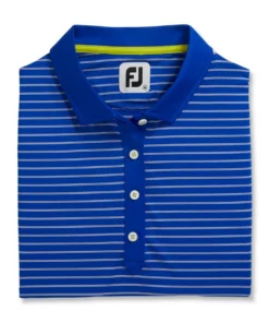 Footjoy Women' Polo Sleeveles Pinstripe -Golf Sales Store footjoy womens sleeveless pinstripe polo cobalt 05 60469.1633122943