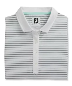 Footjoy Women' Polo Sleeveles Pinstripe -Golf Sales Store footjoy womens sleeveless pinstripe polo white 05 60858.1633122943