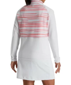 Footjoy Women' Watercolor Mid-Layer Half-Zip -Golf Sales Store footjoy womens watercolor half zip mid layer white 03 96800.1676581842