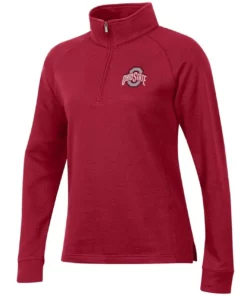 Ncaa Ohio State University Women' 1/4 Zip Relax Sport