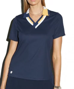 GGBLUE Elisha Polo 6 GGBLUE Elisha Polo -Golf Sales Store ggblue elisha polo navy white midas 01 36115.1649879330