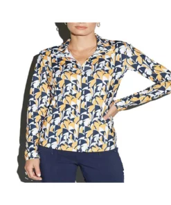 GGBLUE Ivan 1/4 Zip -Golf Sales Store ggblue ivan 1 4 zip art deco 01 1 38335.1648151214