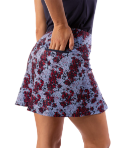 Golftini Women' Tech Skort Pull-On Ruffle Cosmic
