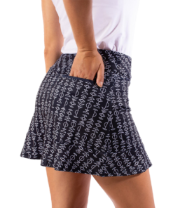 Golftini Women' Skort Ruffle Tech Pull-On Zodiac