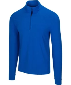Greg Norman Mock Heathered 1/4 Zip