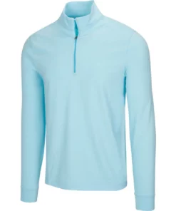 Greg Norman Mock Heathered 1/4 Zip -Golf Sales Store greg norman heathered 1 4 zip mock seaside blue heather 01 64203.1632775036