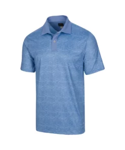 Greg Norman Lab Wave Polo -Golf Sales Store greg norman lab wave polo blue stone 01 32052.1651766543