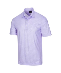 Greg Norman Ml75 Microlux Polo Iron Print -Golf Sales Store greg norman ml75 microlux iron print polo mystic purple 01 26700.1644349993