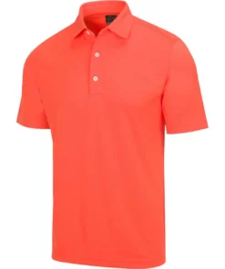 2Below Solid Polo Greg Norman Microlux Protek Ml75 -Golf Sales Store greg norman protek ml75 microlux 2below solid polo spark orange 01 59724.1632426723