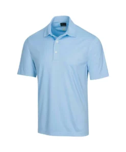 Greg Norman Microlux Protek Ml75 Polo Embossed -Golf Sales Store greg norman protek ml75 microlux embossed polo coastal blue 01 04133.1673905353