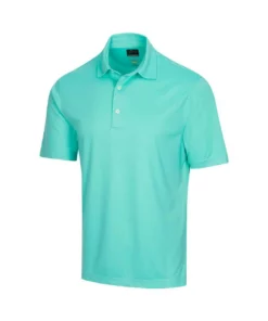 Greg Norman Microlux Protek Ml75 Polo Embossed -Golf Sales Store greg norman protek ml75 microlux embossed polo waterfall 01 29535.1673906364