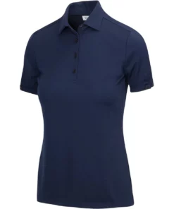 Greg Norman Women's 2Below Short Sleeve Polo -Golf Sales Store greg norman womens 2below short sleeve polo navy 01 40400.1633378903