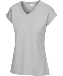 Greg Norman Women's Annie V-Neck -Golf Sales Store greg norman womens annie v neck dolphin heather 01 80687.1671482455