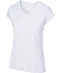 Greg Norman Women's Annie V-Neck -Golf Sales Store greg norman womens annie v neck white 01 66252.1671482458