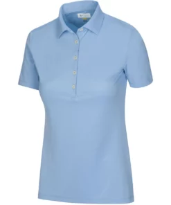 Greg Norman Women's Freedom Micro Pique Short Sleeve Polo -Golf Sales Store greg norman womens freedom micro pique short sleeve polo coastal blue 01 15972.1659043413