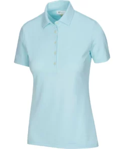 Greg Norman Women's Freedom Micro Pique Short Sleeve Polo -Golf Sales Store greg norman womens freedom micro pique short sleeve polo pure aqua 01 88684.1659043413