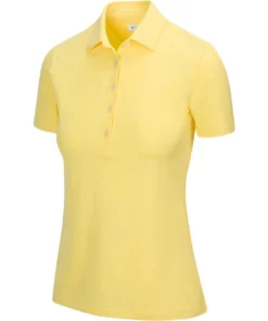 Greg Norman Women's Freedom Micro Pique Short Sleeve Polo