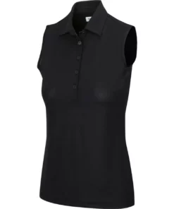 Greg Norman Women' Polo Micro Pique Freedom Sleeveles