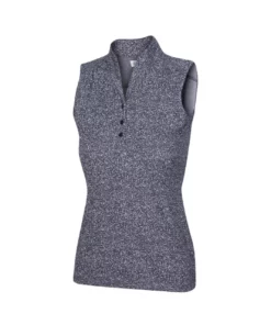 Greg Norman Women' Polo Sleeveles Heathered Dot 10 Greg Norman Women' Polo Sleeveles Heathered Dot -Golf Sales Store greg norman womens heathered dot sleeveless polo navy 01 61328.1651765028