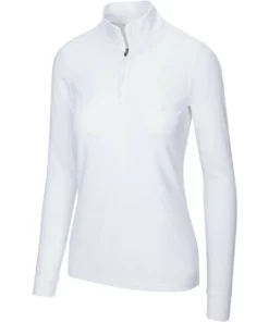 Greg Norman Women' Heather 1/4 Zip Peached -Golf Sales Store greg norman womens peached heather 1 4 zip white 01 1 49475.1633111169