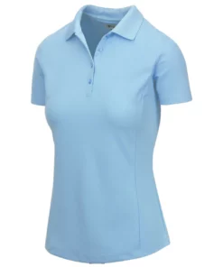 Protek Greg Norman Women' Micro Pique Polo Short Sleeve -Golf Sales Store greg norman womens short sleeve protek micro pique polo bliss blue 01 08237.1633463944