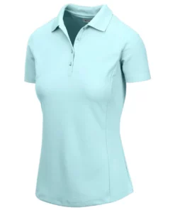 Protek Greg Norman Women' Micro Pique Polo Short Sleeve -Golf Sales Store greg norman womens short sleeve protek micro pique polo blue mist 01 56942.1633463944