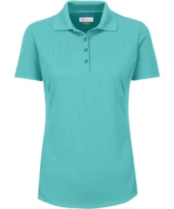 Protek Greg Norman Women' Micro Pique Polo Short Sleeve -Golf Sales Store greg norman womens short sleeve protek micro pique polo sea glass 01 93562.1633463944