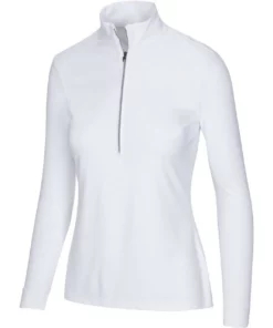Greg Norman Women' Mock Utility 1/2 Zip -Golf Sales Store greg norman womens utility 1 2 zip mock white 01 61980.1671482590