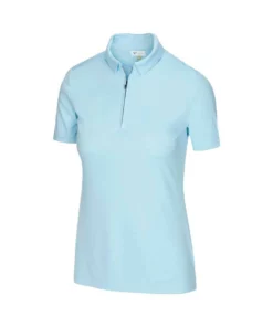 Greg Norman Women's Zip Polo 16 Greg Norman Women's Zip Polo -Golf Sales Store greg norman womens zip polo pure aqua 01 35735.1644418951