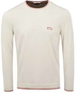 Hugo Boss Ritom Sweater -Golf Sales Store hugo boss ritom sweater open white 01 94845.1636975105