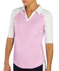 Jofit 1/2 Sleeve Tech Polo - Bloom