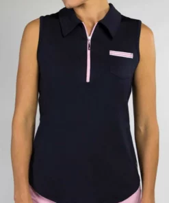 Jofit Pocket Polo Sleeveles Midnight
