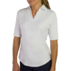 Jofit Scallop Polo 1/2 Sleeve White -Golf Sales Store jofit 18388.1640897537