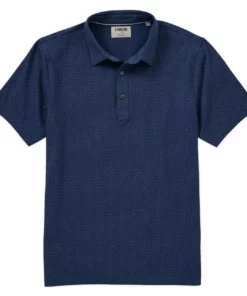 Linksoul Anza Dot Print Polo -Golf Sales Store linksoul anza dot print polo faded navy 01 39367.1676589639