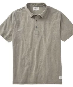 Linksoul Anza Dot Print Polo -Golf Sales Store linksoul anza dot print polo nutria heather 01 40866.1676584070