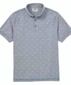 Linksoul Micro Fern Print Oxford Polo -Golf Sales Store linksoul micro fern print oxford polo river 01 57918.1676590849