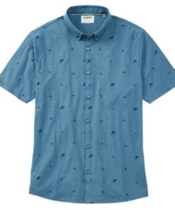 Linksoul Anza Shirt Songbird Print -Golf Sales Store linksoul songbird print anza shirt river 01 70308.1676598763