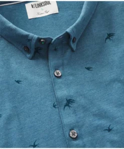 Linksoul Anza Shirt Songbird Print -Golf Sales Store linksoul songbird print anza shirt river 02 60464.1676591825