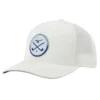 Mizuno Crossed Clubs Meshback Hat -Golf Sales Store mizuno crossed clubs meshback hat white 01 22673.1673902745