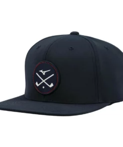 Mizuno Crossed Clubs Snapback Hat -Golf Sales Store mizuno crossed clubs snapback hat navy 01 10086.1673899703
