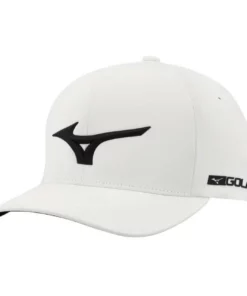 Mizuno Tour Delta Fitted Hat -Golf Sales Store mizuno tour delta fitted hat white20black 01 62376.1664811779
