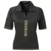 Nancy Lopez Polo Attract Short Sleeve -Golf Sales Store nancy lopez attract short sleeve polo black 01 69273.1633540499