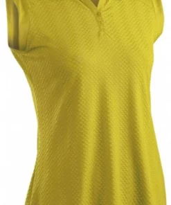 Nancy Lopez Grace Sleeveless Polo -Golf Sales Store nancy lopez grace sleeveless polo amber 01 06870.1633541705